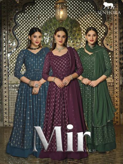 Mir Vol 33 By Senhora Dresses Designer Partywear Dress Collection